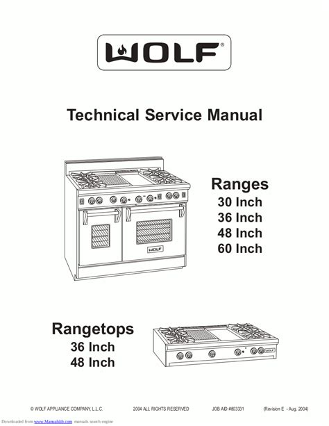 wolf range owners manual Epub