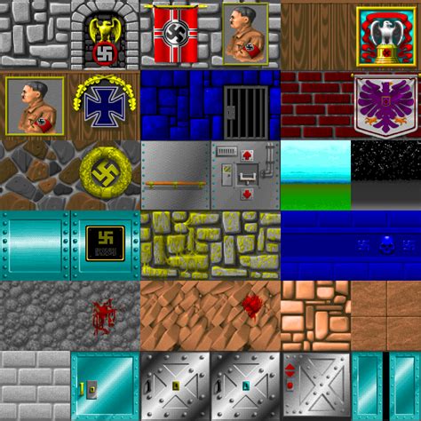 wolfenstein 3d floor 1 textures