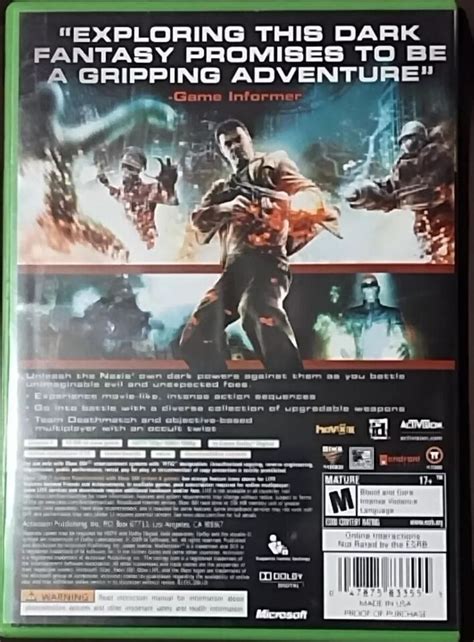 wolfenstein xbox 360 manual