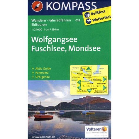 wolfgangsee fuschlsee wanderkarte skirouten gps genau Kindle Editon