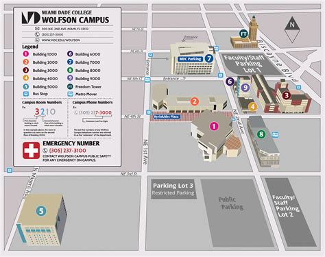 wolfson campus map