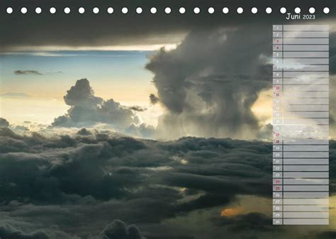 wolken tischkalender fotografische jahresreise monatskalender Doc