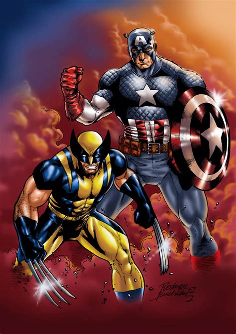 wolverine and captain america