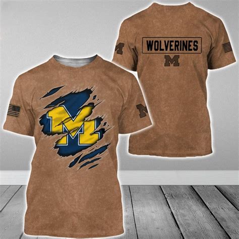 wolverines t shirt