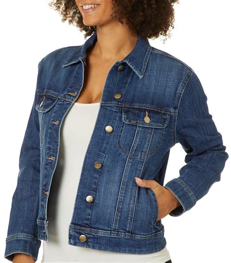 woman jean jacket