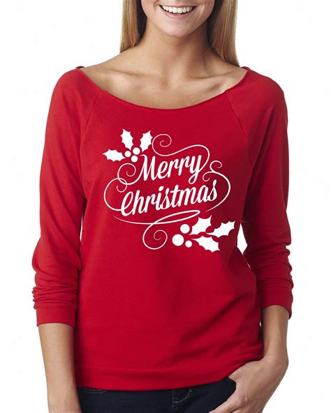 womans christmas shirts