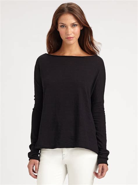 women's black sweater