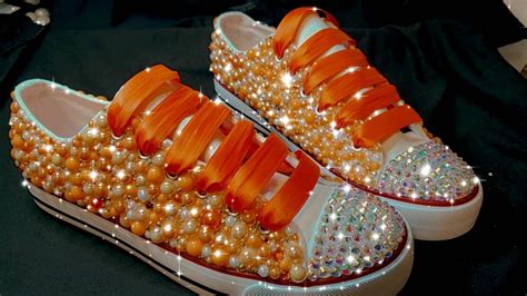 women's bling tennis shoes