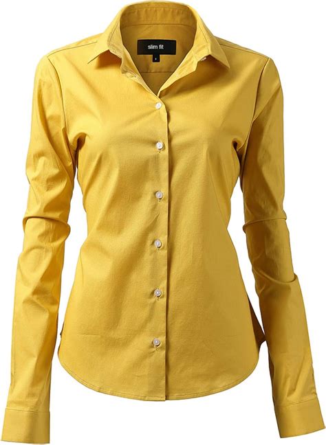 women's yellow shirt