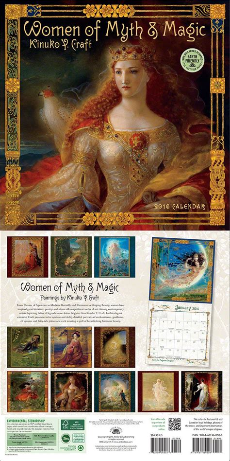 women of myth and magic 2016 fantasy art wall calendar PDF