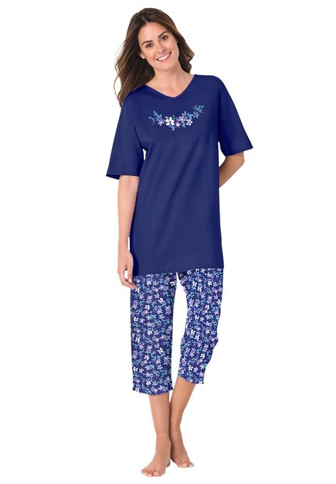 womens capri pajama sets