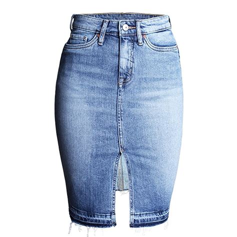 womens jean skirts