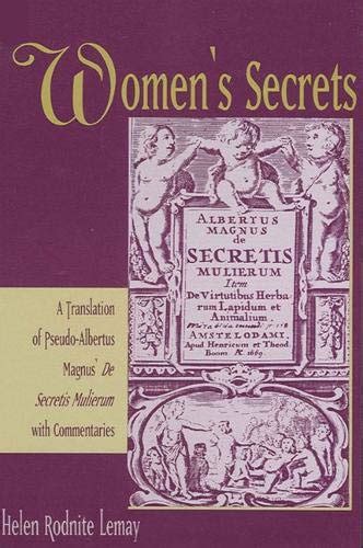 womens secrets a translation of pseudo albertus magnus de secretis mulierum with commentaries s u n y series Epub