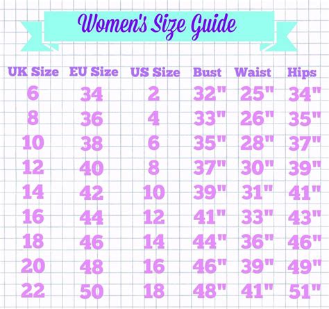 womens size