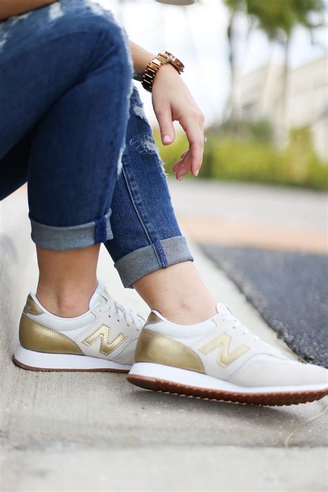 womens white and gold sneakers