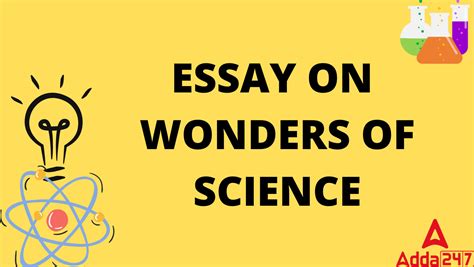 wonder of science essay with heading Kindle Editon