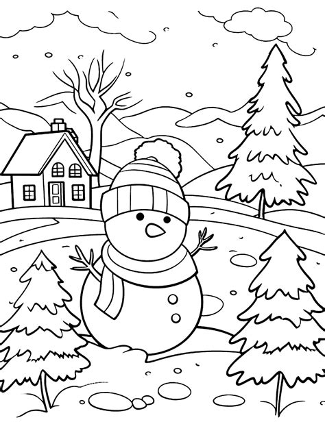 wonderful winter scenes coloring book Epub