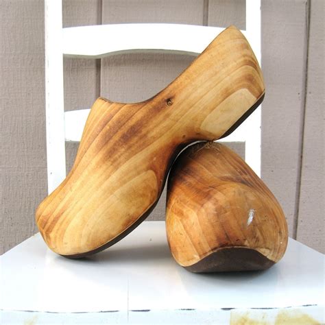 wood clogs