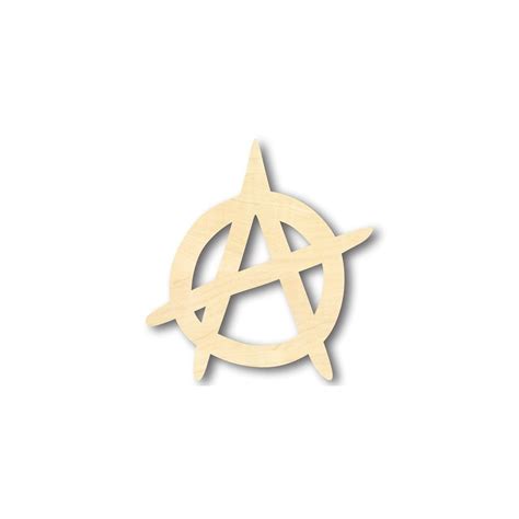 wooden anarchy shelf symbol