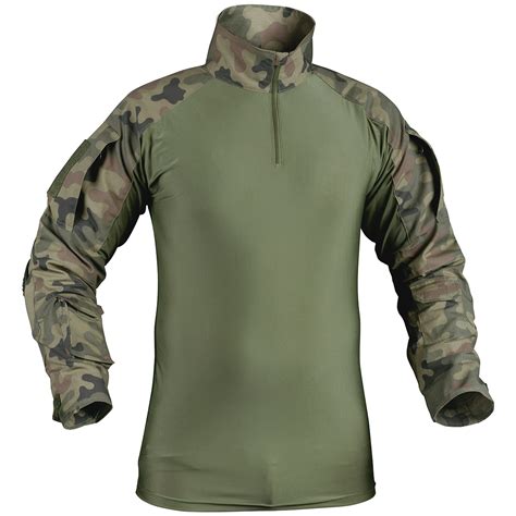 woodland camo combat shirt