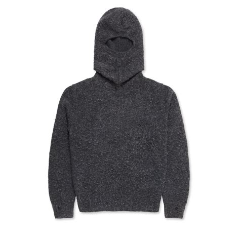 wool hooded sweatshirt