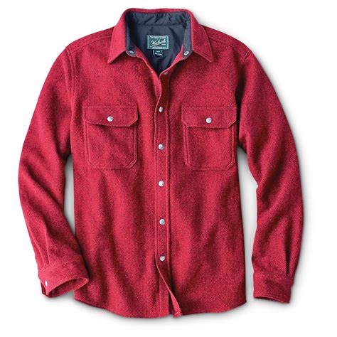 wool shirt mens