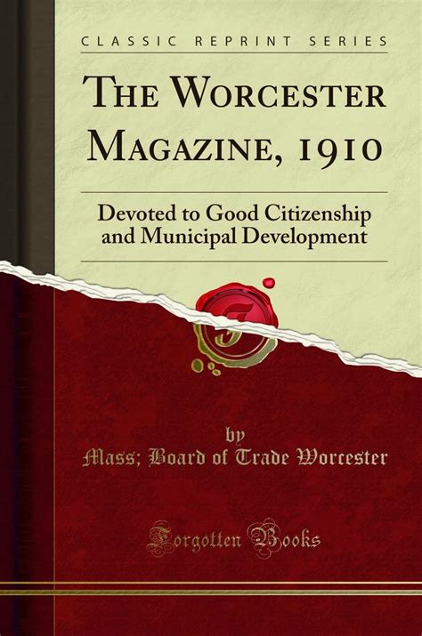worcester magazine 1910 citizenship development PDF