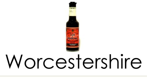 worcestershire sauce pronounce