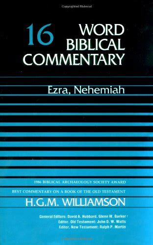 word biblical commentary vol 16 ezra nehemiah Epub