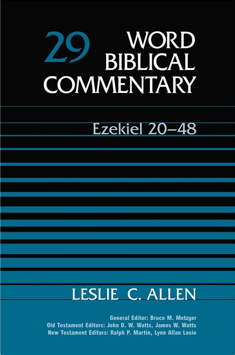 word biblical commentary vol 29 ezekiel 20 48 allen 333pp Reader