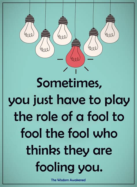 word for someone who thinks they are fooling you