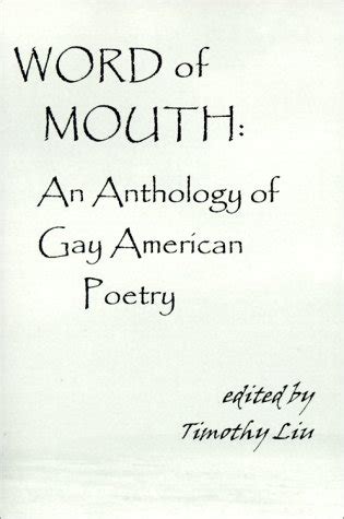 word of mouth an anthology of gay american poetry Reader