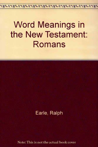 word pictures in the new testament romans enhanced version Epub