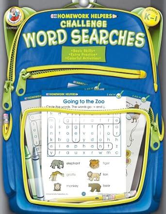 word searches grades k 1 homework helper Kindle Editon