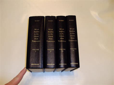 word studies from the greek new testament 4 volume set Epub