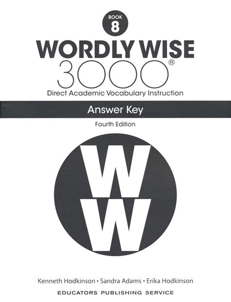 wordly wise 3000 book 8 lesson 4 answer key online free Doc