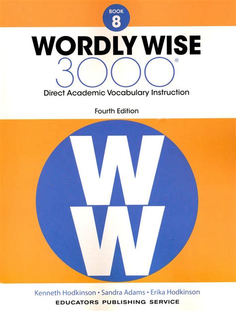 wordly wise answer key 8 Epub