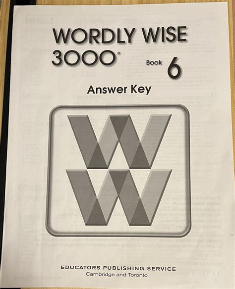 wordly wise online answer key PDF