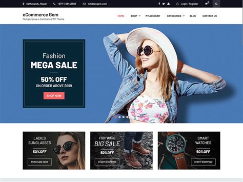 wordpress simple blog site e commerce Reader