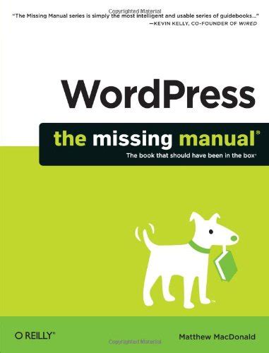 wordpress the missing manual missing manuals PDF