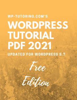 wordpress user manual pdf Epub