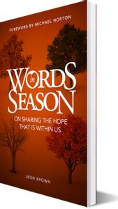 words in season on sharing the hope that is within us Kindle Editon