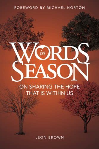 words in season on sharing the hope that is within us Kindle Editon