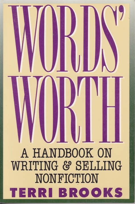 words worth a handbook on writing and selling nonfiction Epub