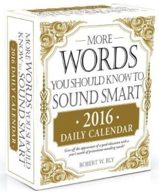 words you should know to sound smart 2016 daily calendar Epub