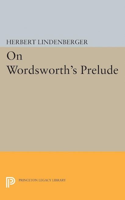 wordsworths prelude princeton legacy library PDF