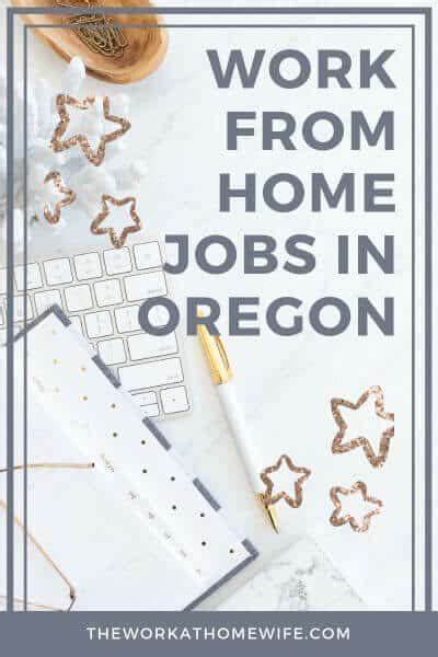 work from home jobs oregon