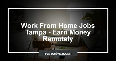 work from home jobs tampa