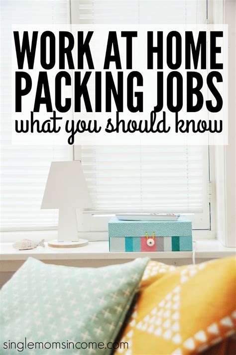 work from home packing