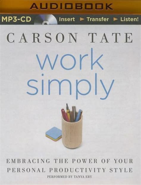 work simply embracing the power of your personal productivity style PDF